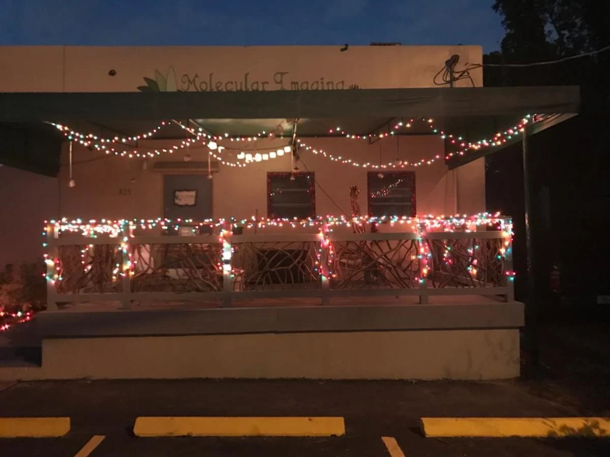 Fort Lauderdale Fl Colorful Lights On Back Porch