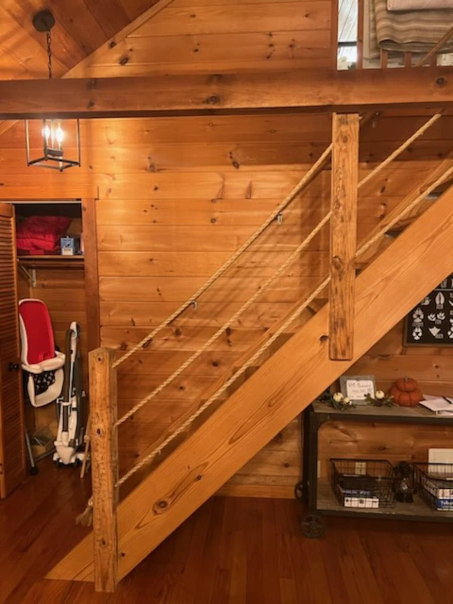 Ellijay Ga Stair Handrails Before